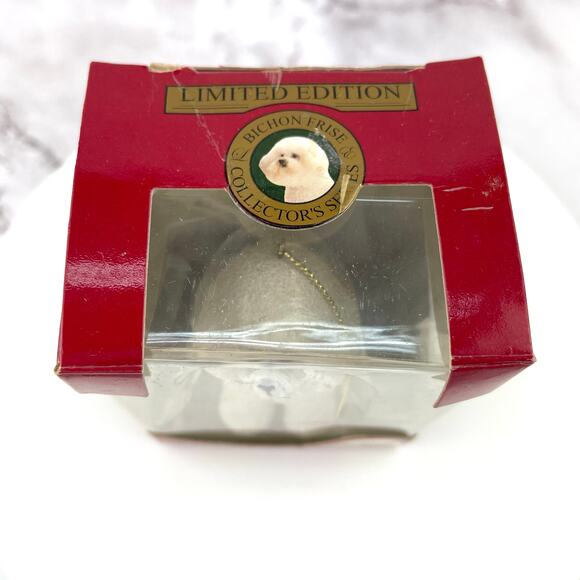 Bichon Frise ACA Limited Edition Collectors Series Christmas Holiday Ornament - Picture 15 of 16